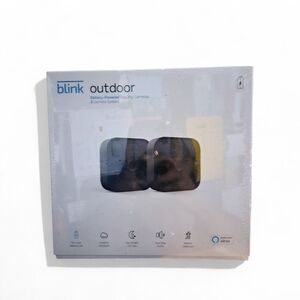 2pc In Box Blink Outdoor Battery-Powered Security Cameras - Black New